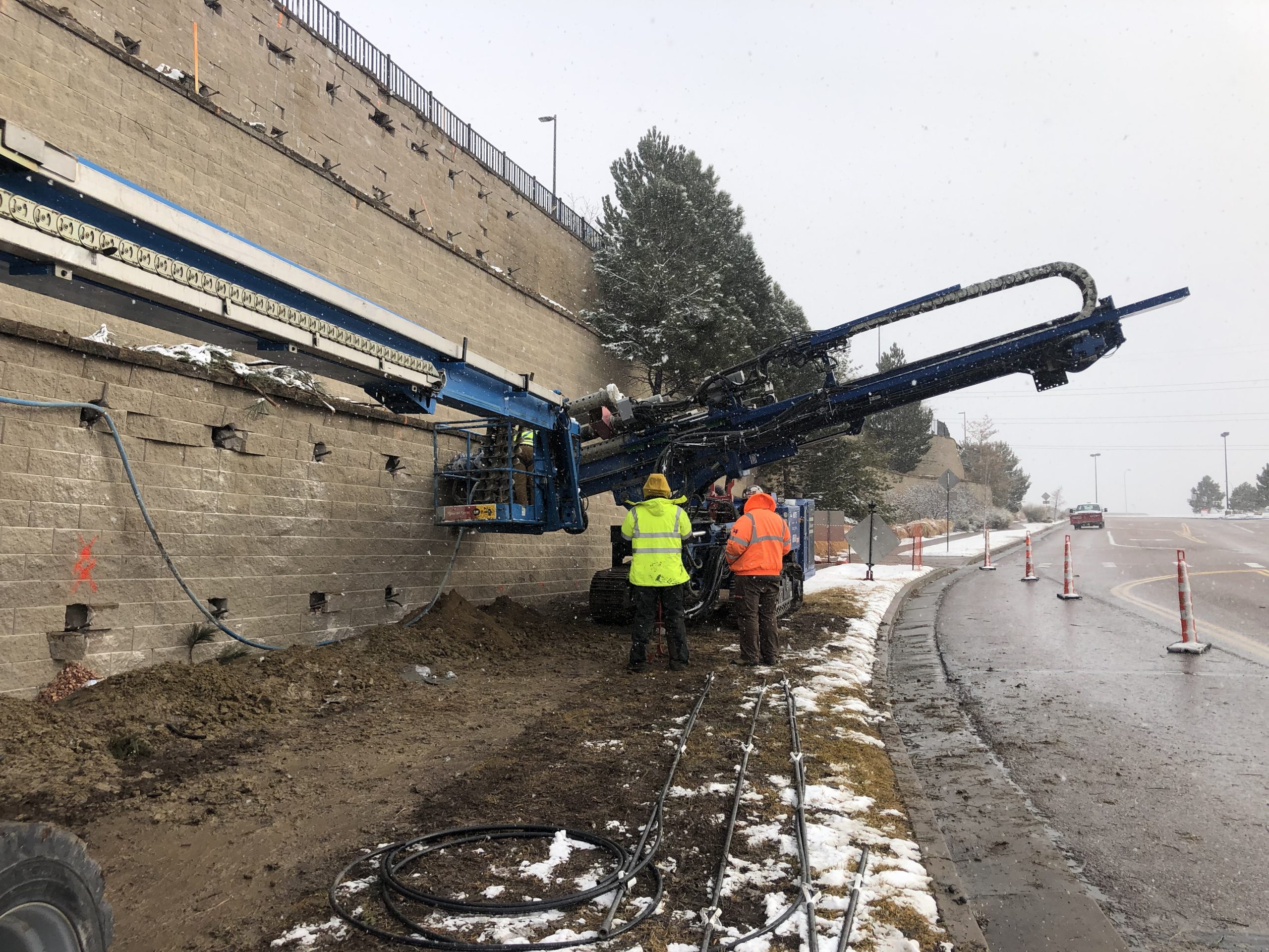 Casing Drill on Commercial Project