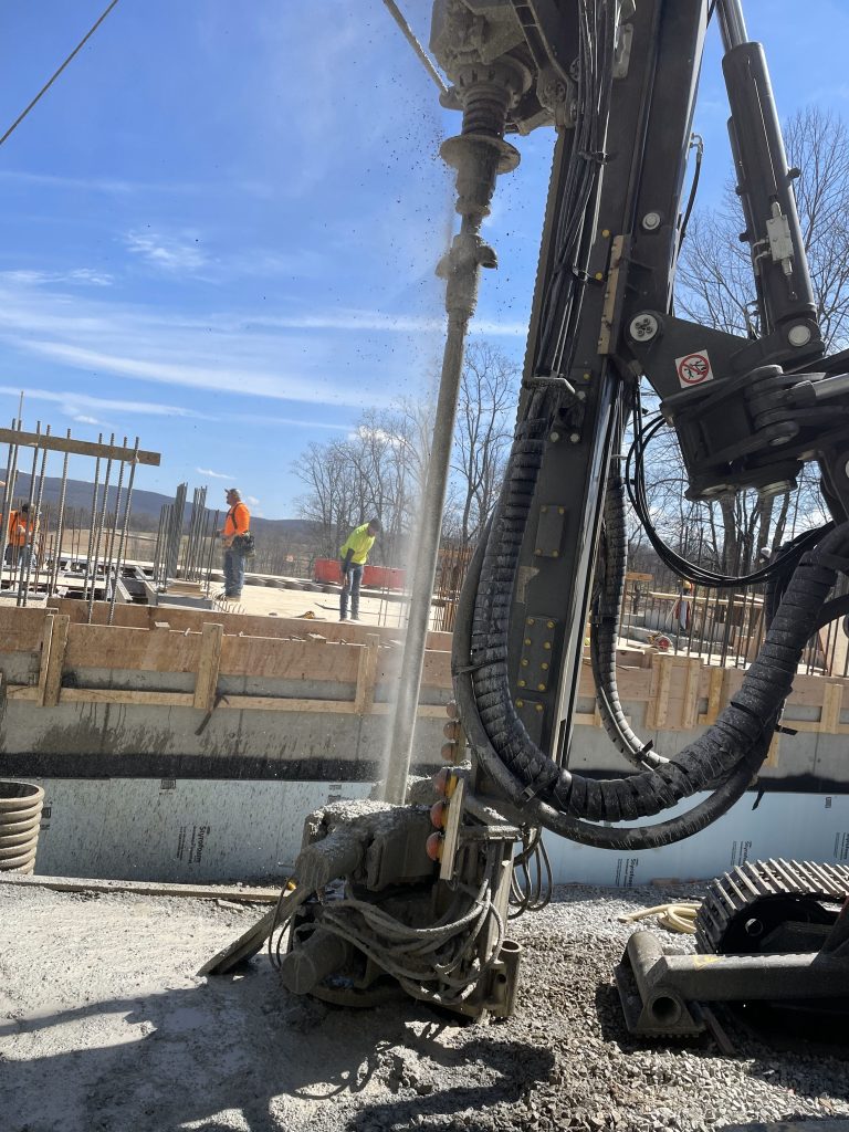 Drilling Micropiles 3