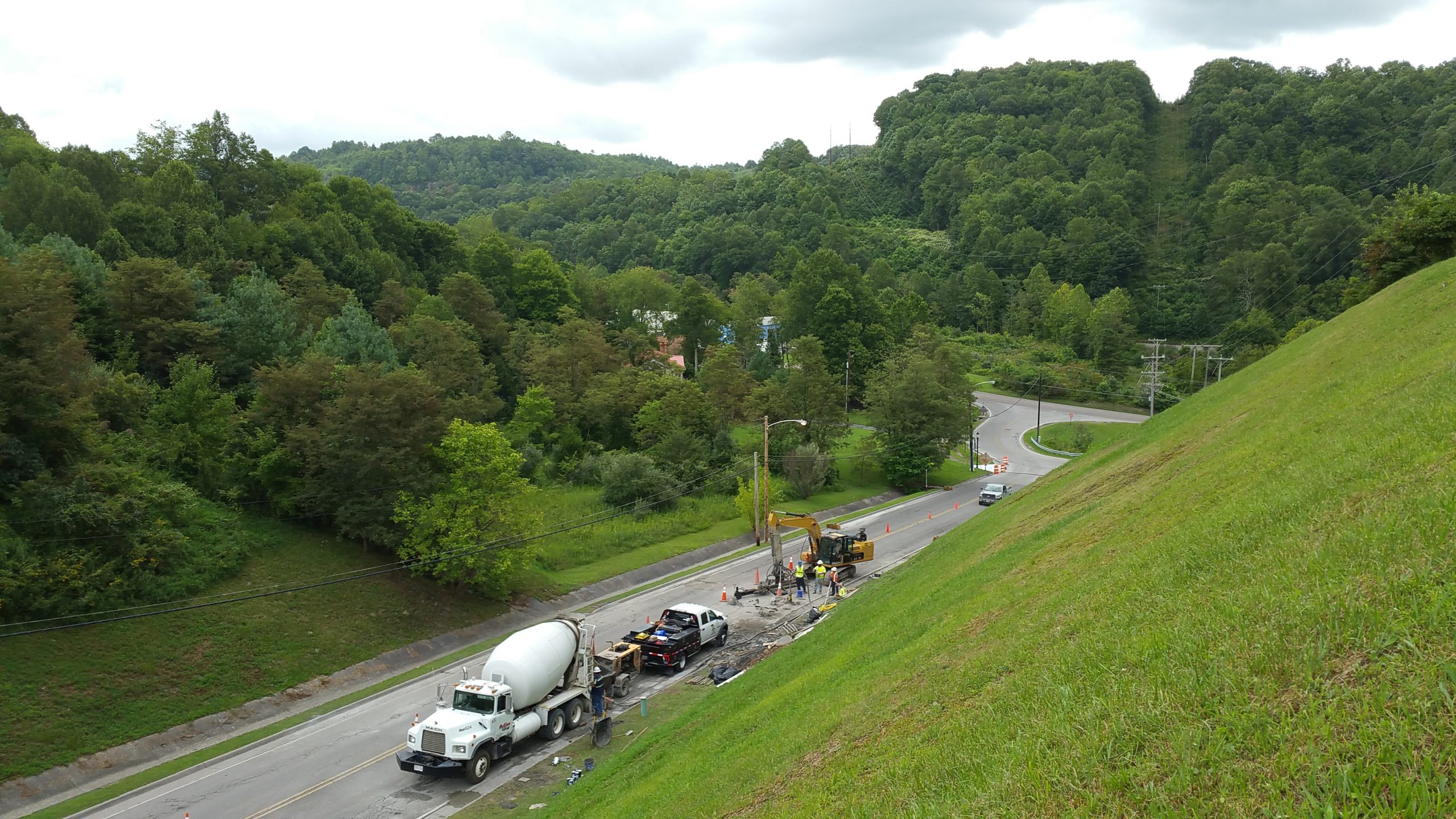 Grouting in WV for Mine Collapse
