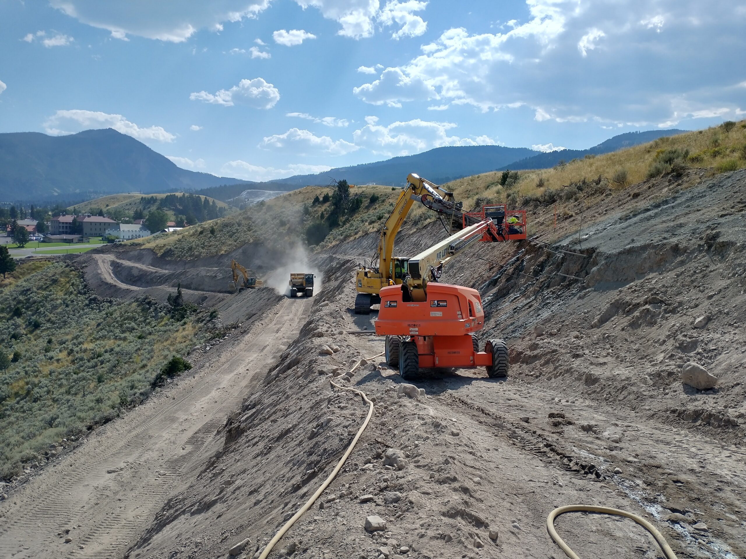 Soil Nail Installation at Gardiner Road