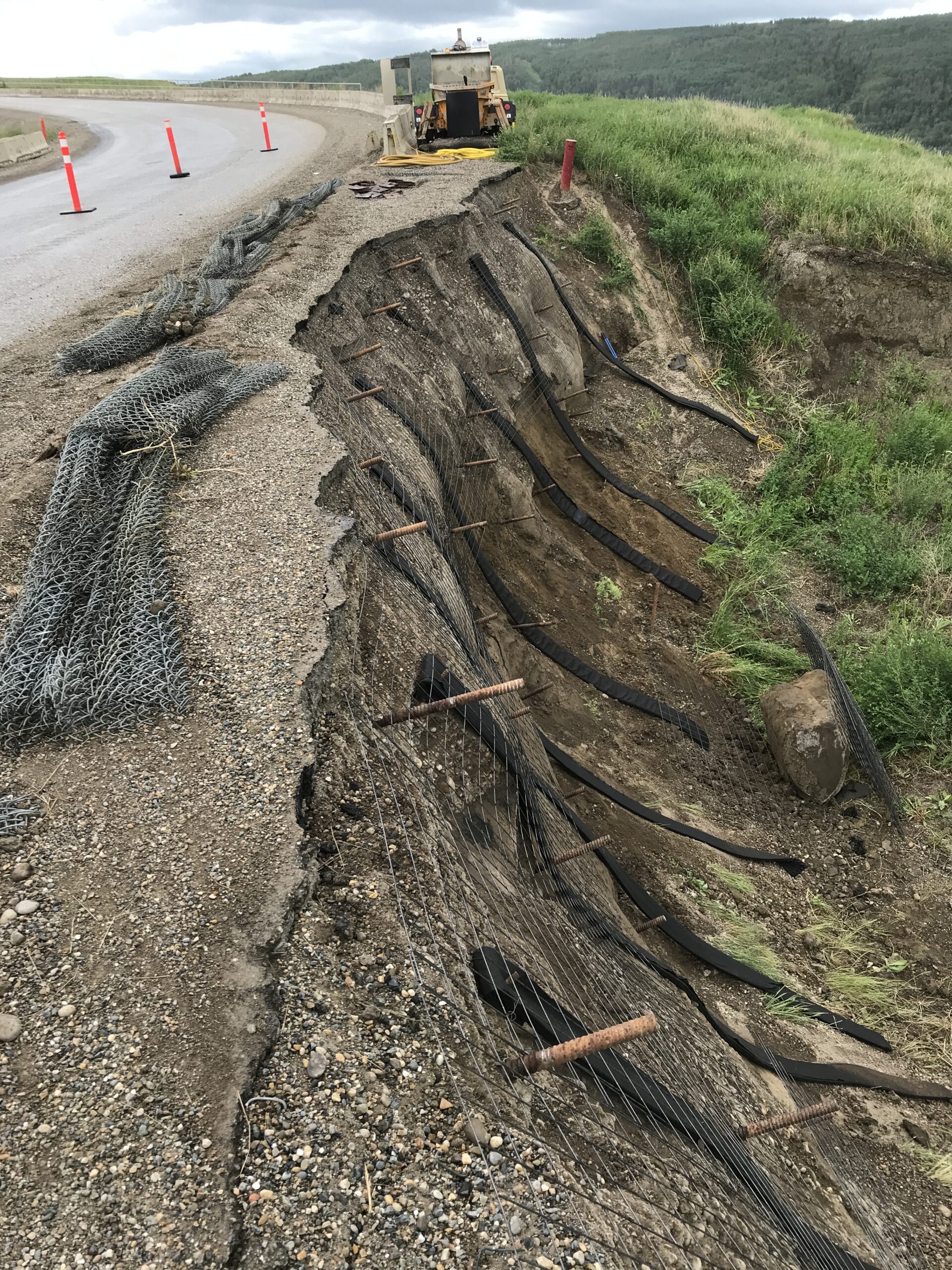 BC slope stabilization