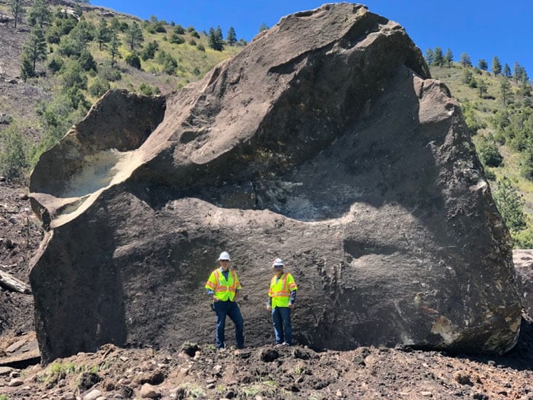 CDOT GSI Rockslide HWY 145