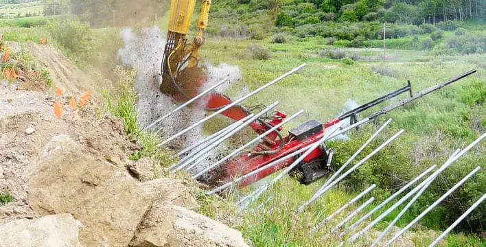 Soil Nail Launcher™ - Soil Nailing Tool | GeoStabilization