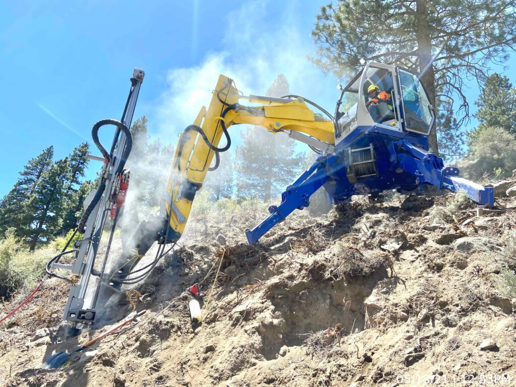 Spider Rig For Rappelling Spider Excavators? - Geostabilization International