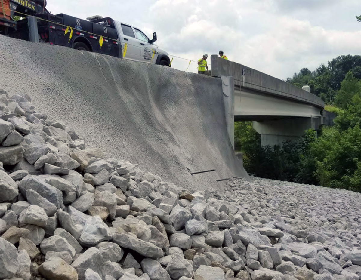 Bridge abutment repair